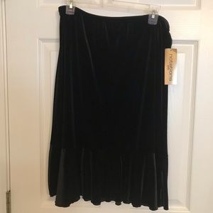 Notations velvet skirt PL
